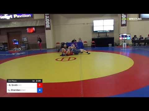 2018 Marine Corps US Open/Senior Men's Greco-Roman 97 3rd Place - Blake Smith (OTC-) Vs. Lucas She