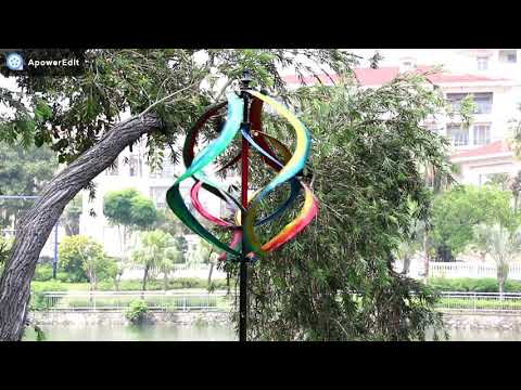 Colorful Dual Structure Win Wind Spinner  WWD-024