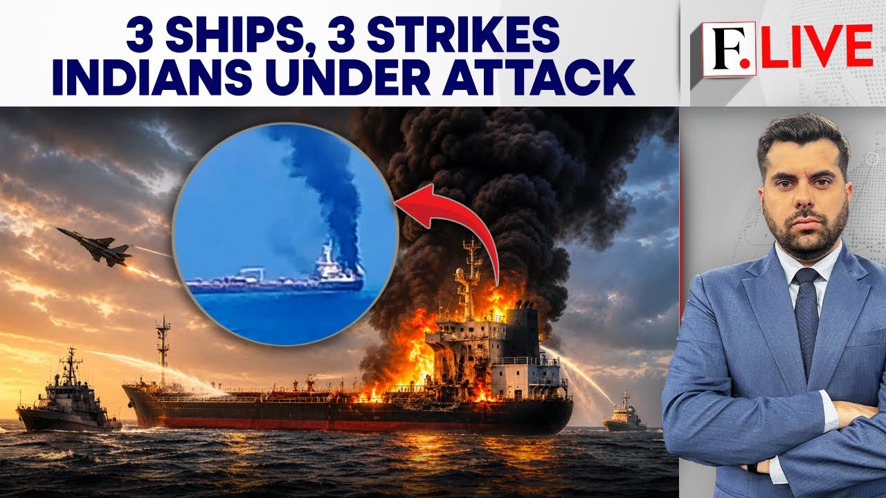 Strait of Hormuz Crisis: Indian Crew on Fire-hit Vessel | Iran-US War | Firstpost Live | N18G