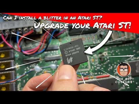 Can I install a blitter in an Atari ST F/FM?