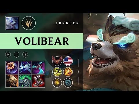 Volibear Jungle vs Graves - NA Grandmaster Patch 25.24