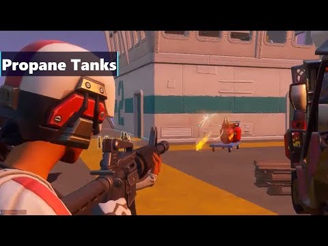 Destroy Structures with Propane Tanks - Fortnite