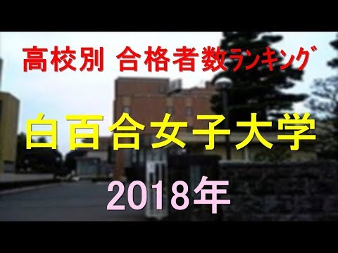 栄養学科 白百合女子大学 高校別合格者数ランキング 2018年【グラフでわかる】