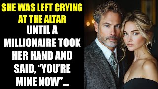 She Was Left Crying at the Altar - Until a MILLIONAIRE Took Her Hand and Said, “You’re Mine Now”...