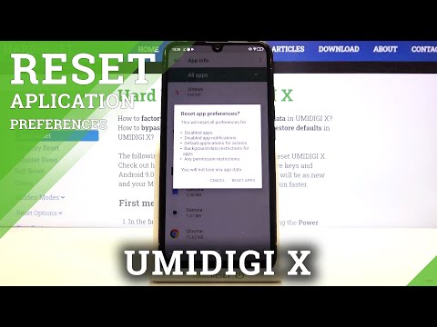 How to Reset App Preferences on UMIDIGI X – Clear Apps Preferences