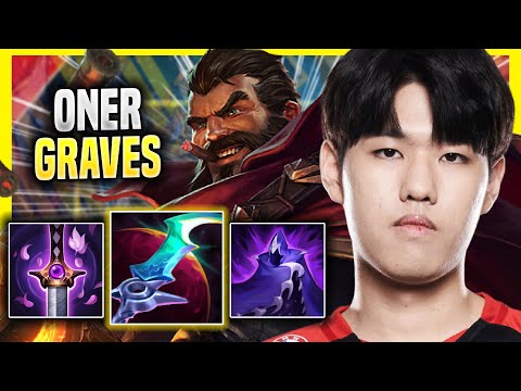 ONER DOMINATING WITH GRAVES! - T1 Oner Plays Graves JUNGLE vs Hecarim! | Season 2022