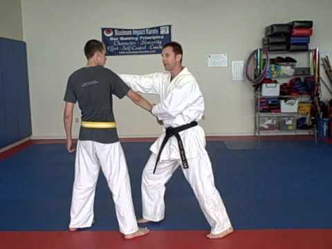 Heian Nidan, Kanku Dai Bunkai - Pressing Block Spearhead Strike Bubishi #13