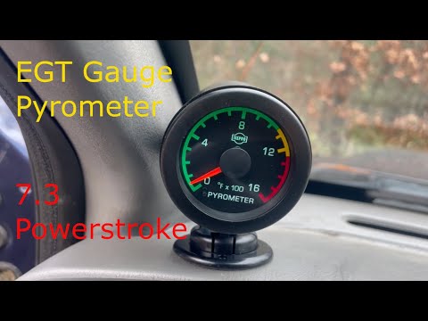 How To Install EGT Gauge in 7.3 PowerStroke!