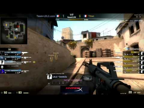 LDLC vs Titan on de_mirage @ Dreamhack Stockholm 2014 Grand Finals (CS:GO LDLC vs TT) Game 1
