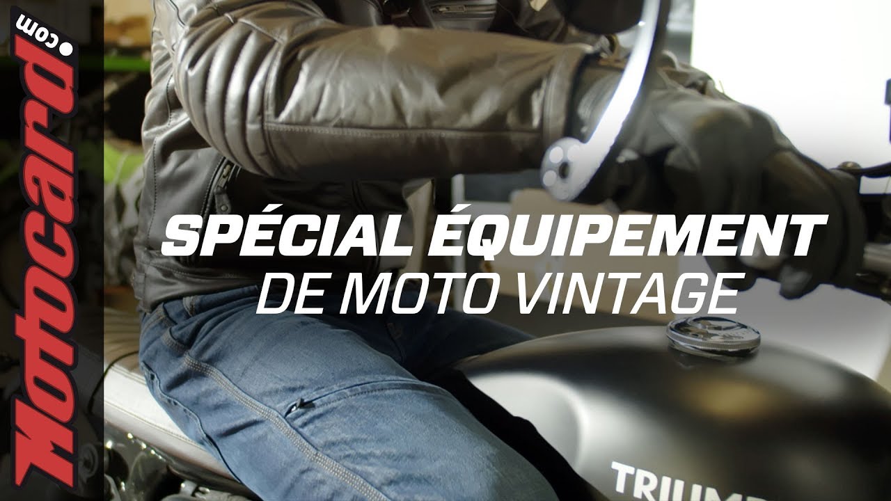 Spécial Équipement Moto VINTAGE 💯 Café Racer, Custom, Biker !