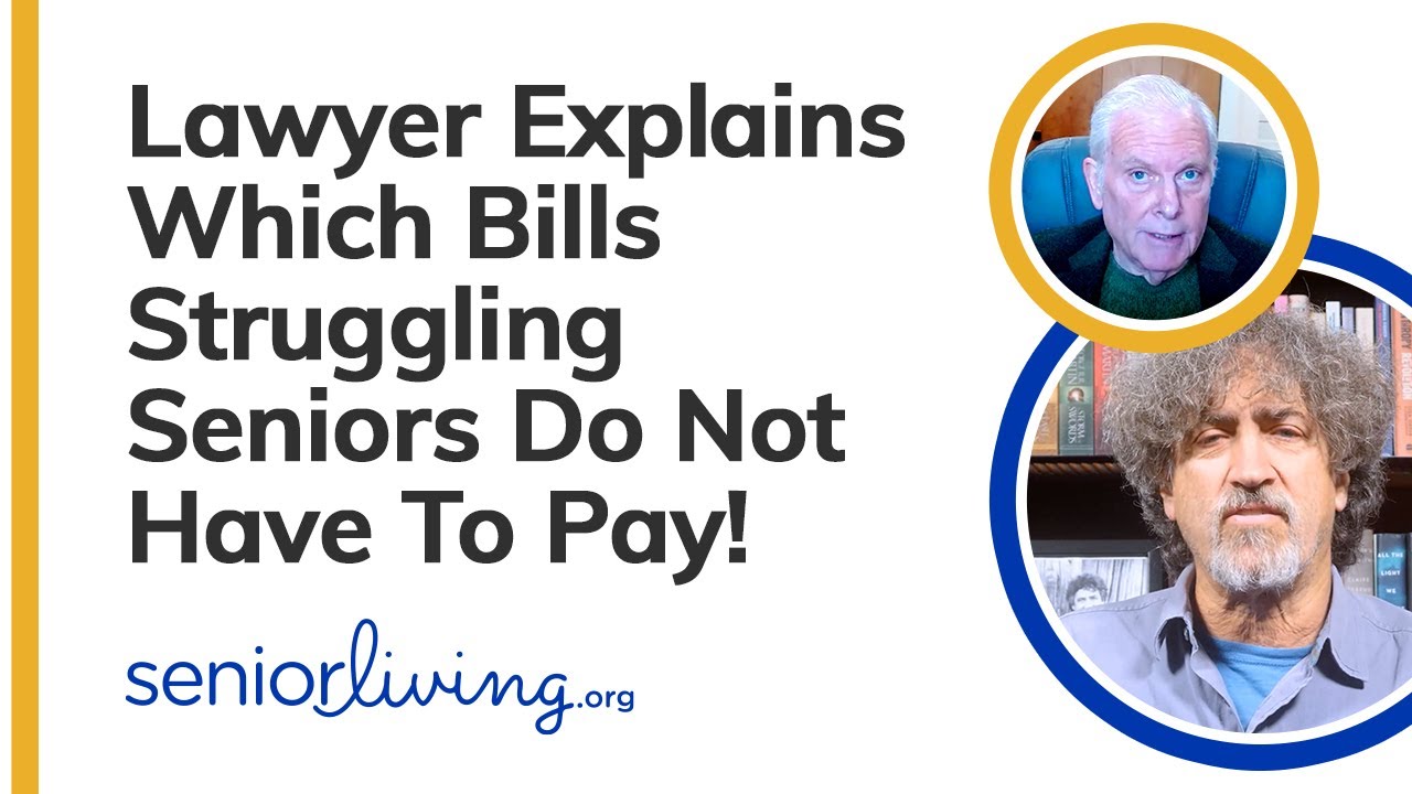 Lawyer Tells Struggling Seniors Which Bills They Do Not Have to Pay!