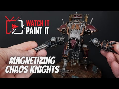 Magnetizing NEW Chaos Knights | Assembly Tips for Imperial and Chaos Knights