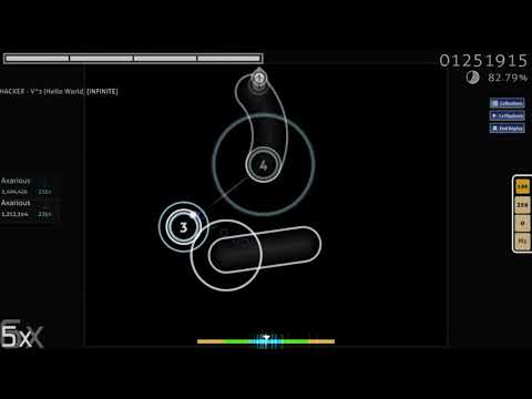 [osu!] ZiGZaG HACKER - V^3 (Hello World) [INFINITE] C (Axarious)