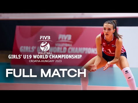 CRO🇭🇷 vs. THA🇹🇭 - Full Match | Girls' U19 World Championship | Playoffs 5-6