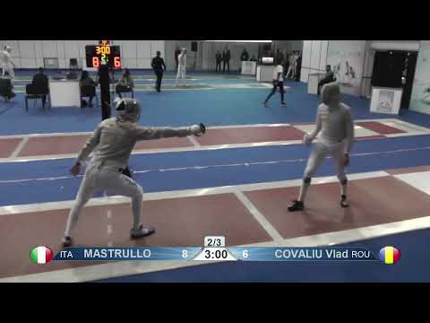 2023 Day01 T16 07 M S Individual Junior Plovdiv BUL CHM RED COVALIU ROU vs MASTRULLO ITA