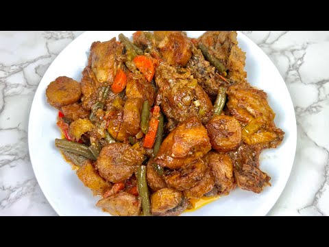Poulet DG On the Menu - A Cameroonian Dish