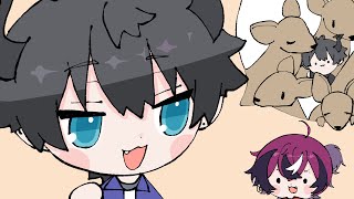 カンガルー事情【Ren Zotto|Doppio Dropscythe|にじさんじEN|手描き切り抜き|nijisanji en clips】