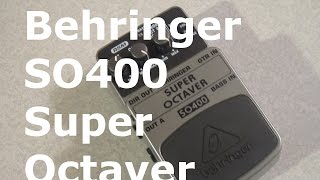 Video thumbnail for Behringer SO400 Super Octaver by hovercraft Artifact