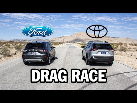 Thumbnail for Ford Escape SE v Toyota RAV4 | DRAG RACE by Toyota RAV4