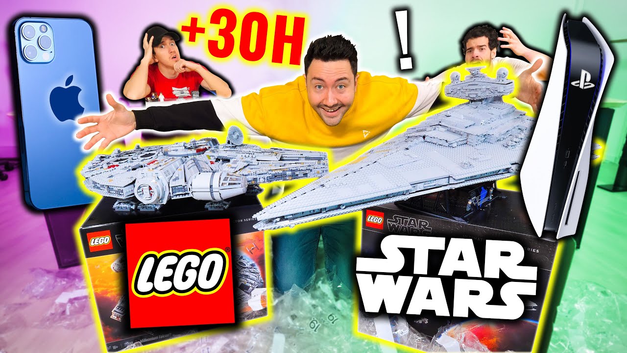 Le 1er qui construit le Gros LEGO gagne une PS5 ou un iPhone 12 Pro !