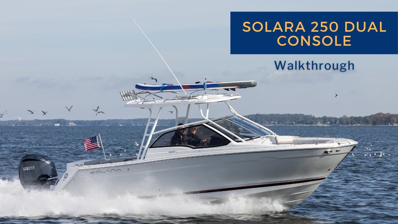 A Look Inside the Solara S-250 Dual Console: New Brand by Cutwater Boats