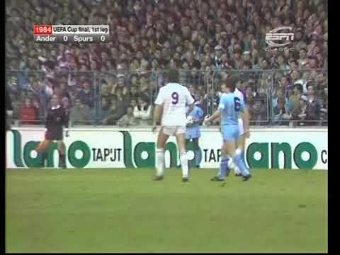 UEFA Cup final 1st leg Anderlecht - Tottenham Hotspur 1-1 (9  May 1984)