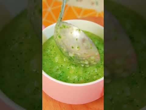 Cách nấu cháo tôm rau ngót thơm ngọt, cực kỳ dinh dưỡng cho con | Đầu bếp ăn dặm Hoàng Cường