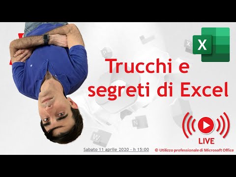 EXCEL: 🙊 TRUCCHI E SEGRETI - DIRETTA #1 Le risposte ai vostri quesiti