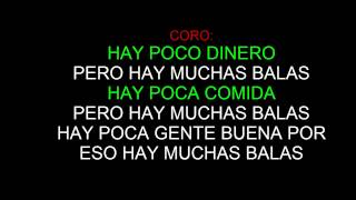 Calle 13 - La bala Letra