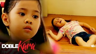 Hannah pushes Rebecca downstairs  Doble Kara