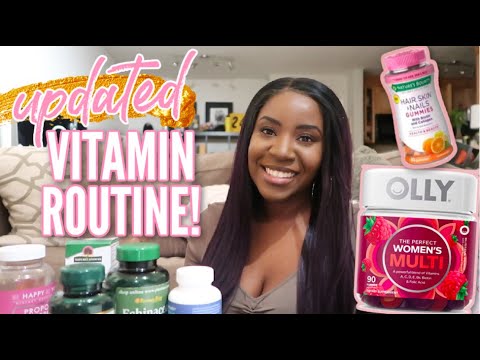 My BEGINNER'S Vitamin Collection + Routine * 6 month...