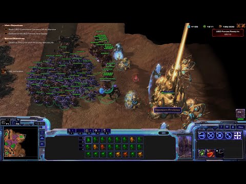StarCraft 2 The Swarms Control Campaign Mission 4 - Re-Purification