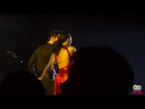 140830 JYPNHK 2PM Chansung Dance with Miss A Fei Cam 2 - Sub-Stage