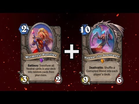 Hearthstone - Nobody Expects Wyrmrest Purifier + Hakkar Combo