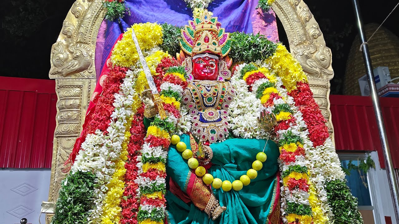 🚩🙏🔱🕉️🪔 First Day of Navratri Maa Samayapuram Mariamman Swarupam 🪔🕉️🔱🙏🚩