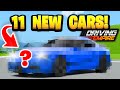 11 NEW Cars Limited Are Coming To Driving Empire