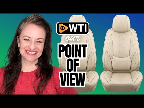 Chezope Car Seat Covers Full Set Universal Fit for Most Cars SUV Sedans Trucks Leather Car Seat Cushion Automotive Seat Cover Car Accessories Waterproof Car Seat Covers SUV (Beige) - WTI product video review
