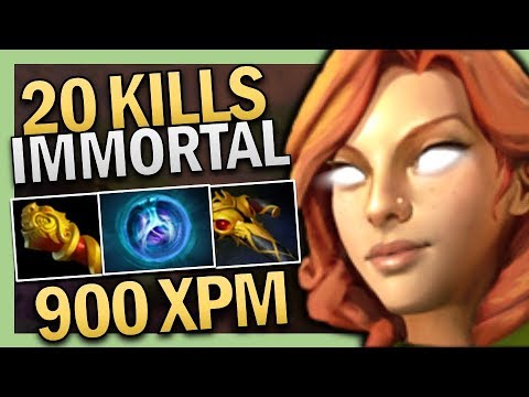 Dota 2 Safelane Windranger with 20 Kills by Immortal Rank 7.22 Gameplay ROAD TO TI11