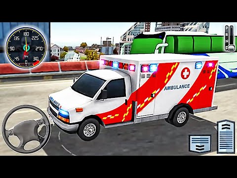 Ambulance Rescue City Emergency Driving 3D - Car Driver Simulator - Best Android GamePlay