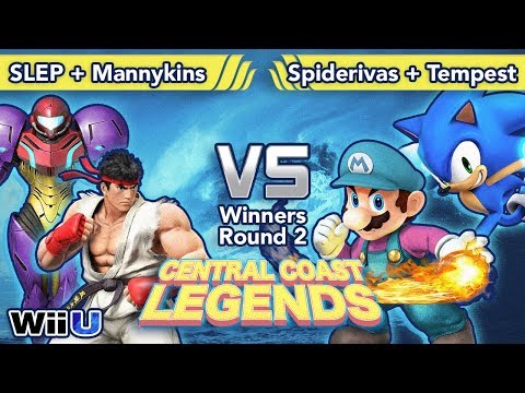 CenCoast Legends - SLEP & Mannykins Vs. Spiderivas & Tempest - Doubles - Smash Wii U