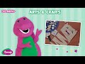 DIY Arts Crafts Drawing And Decorating Songs For Kids Barney The Dinosaur