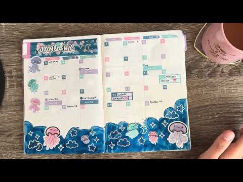 Rosey Life Flow Planner Set Up | Ft. Hubman and Chubgirl Dreamy Jellies Ultimate Subscription 