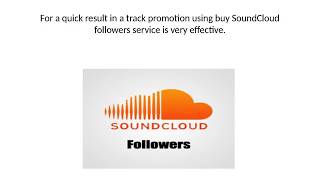 Buy Real SoundCloud Followers
