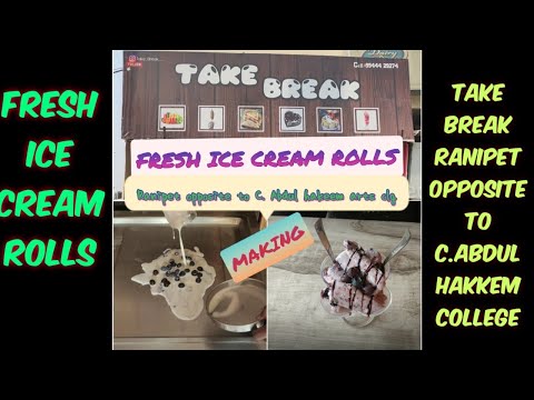 ice cream rolls / C.abdul hakeem clg/ ranipet