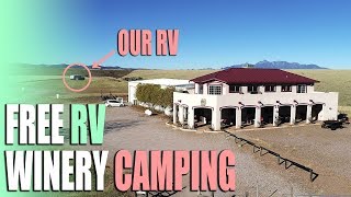 Free RV Camping at a Local Winery - Sonoita Vineyards Harvest Hosts