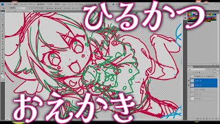 【お絵描き】にじさんじの宇志海いちごさんと雲母たまこさんを描くよ
