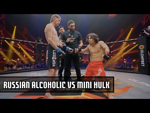 RUSSIAN ALCOHOLIC vs MINI HULK / EPIC FIGHT - BRUTAL KO [HD]