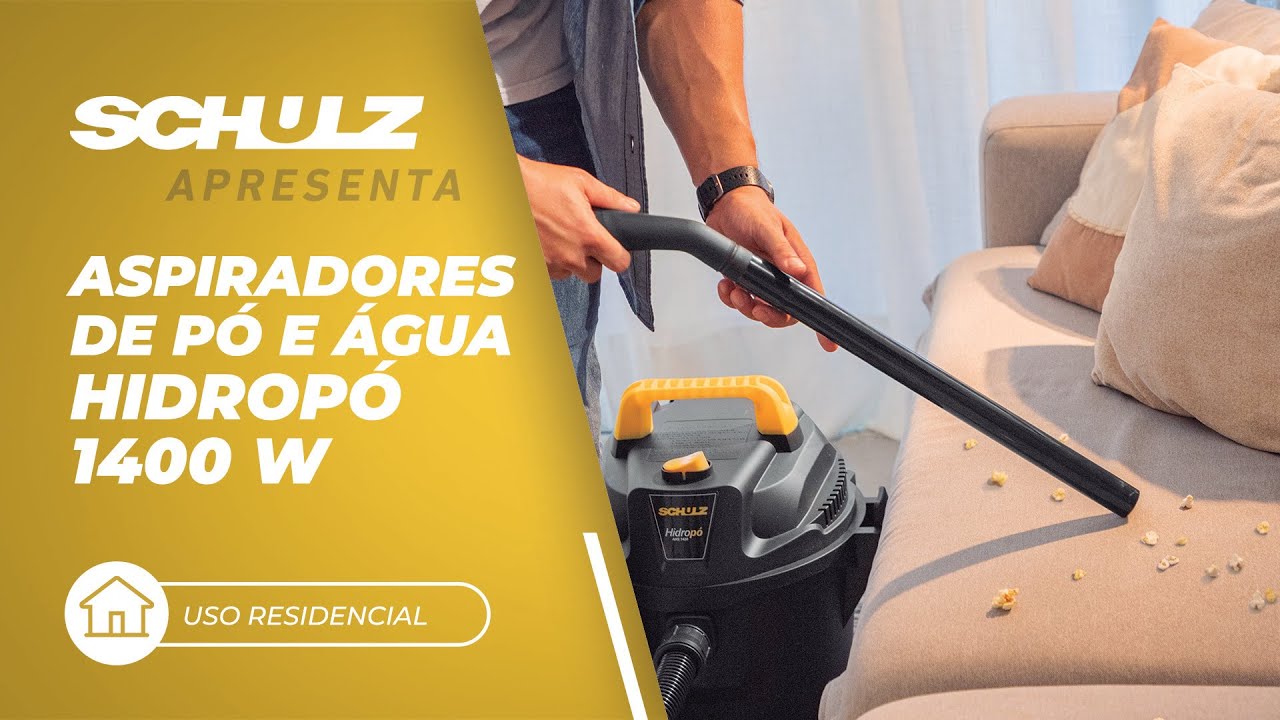 Aspiradores de P&oacute; e &Aacute;gua Hidrop&oacute; 1400 W: mais pot&ecirc;ncia e efici&ecirc;ncia