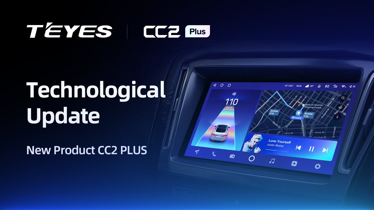 Штатная магнитола TEYES 3+32GB CC2 Plus 9"