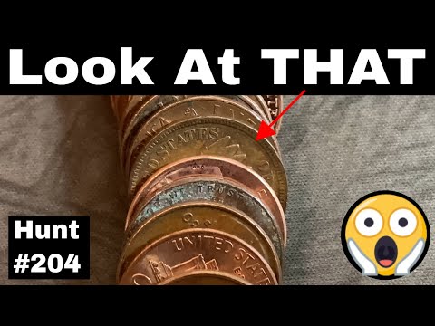 Rare Pennies Found Coin Roll Hunting - Penny Hunt and Fill 204